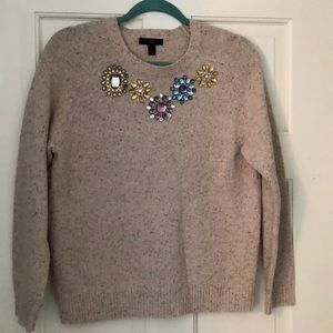 Jcrew jeweled sweater